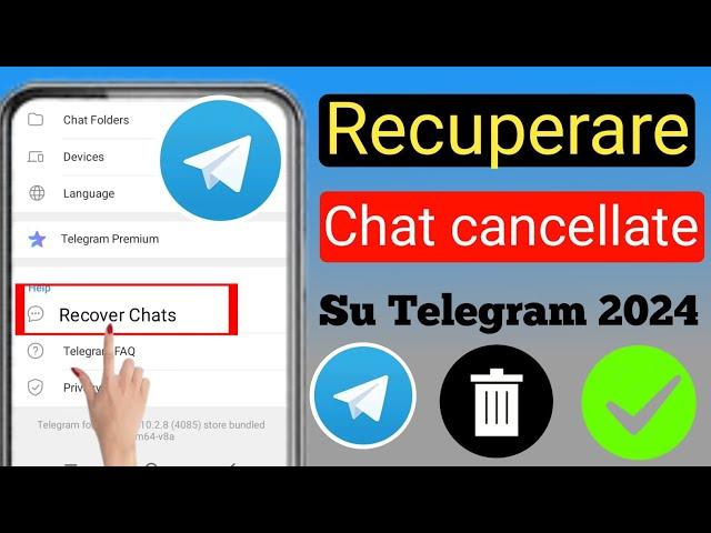 Come recuperare messaggi, chat, immagini e video di Telegram cancellati (nuovo aggiornamento)