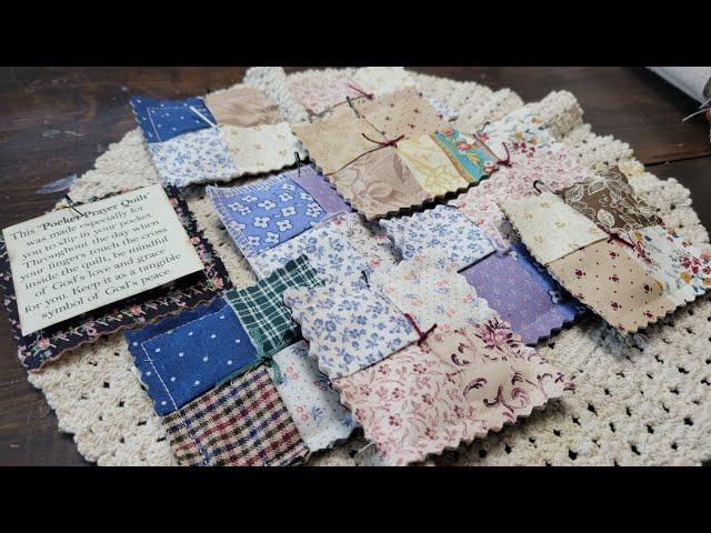 Easy Pocket Prayer Quilt DIY to give as gift or sell.