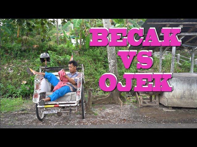 TUKANG BECAK VS TUKANG OJEK