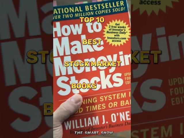 Top 10 best stock market books for beginners #top10 #books #stockmarket #viral