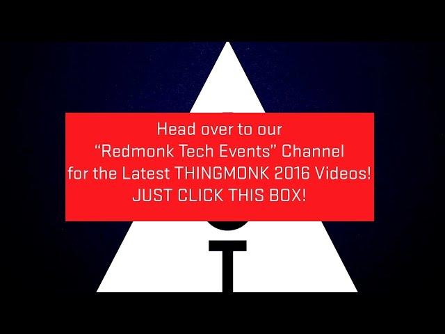 Head over to our Redmonk Tech Events Channel!