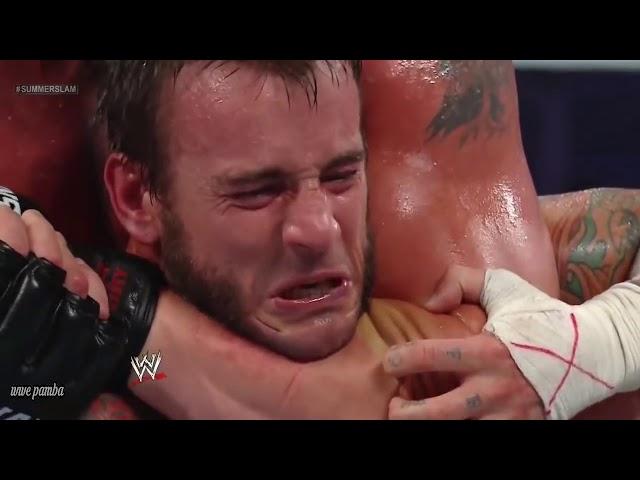 CM Punk vs Brock Lesnar Summerslam 2013