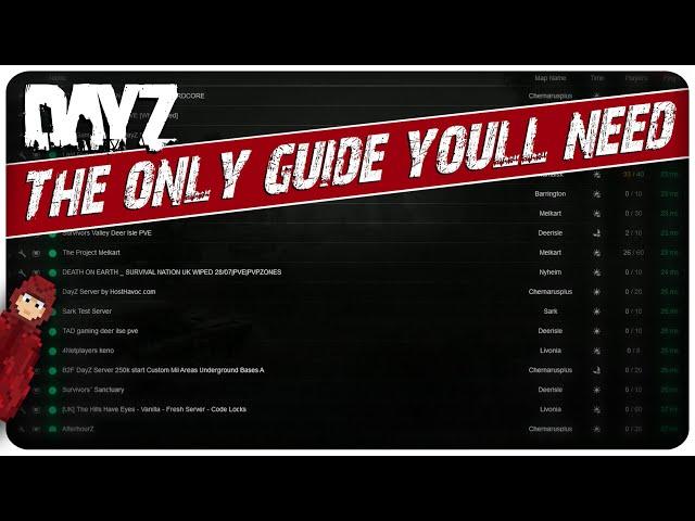 How To Find and Join Modded PC Servers in DayZ | Troubleshoot, Error Fixes, Whitelisting | Guide