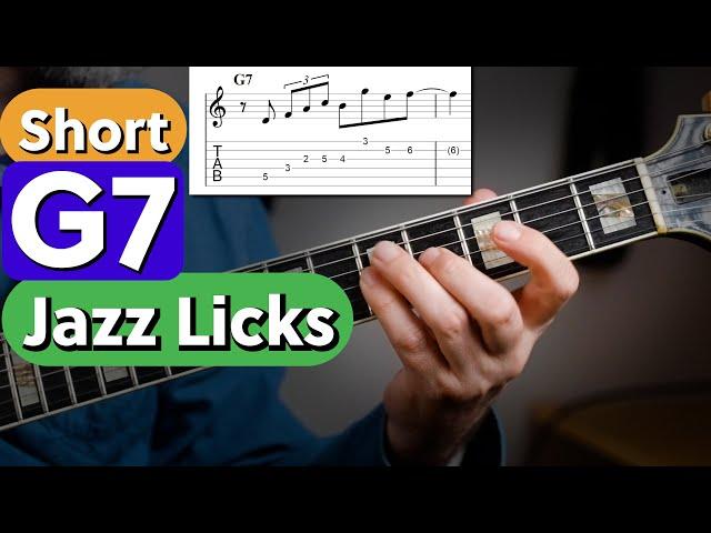 Short Jazz Licks for Your Solos