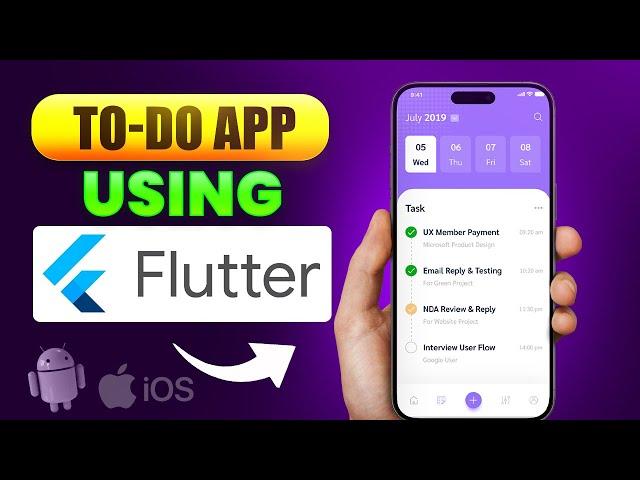 TODO App Tutorial Using Flutter | Flutter Project For Beginners in Hindi