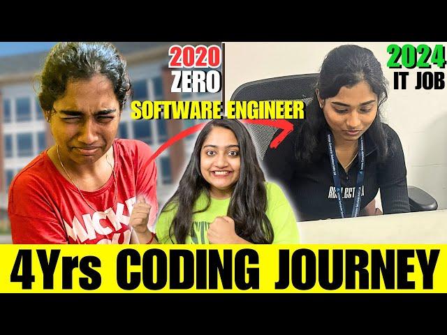 ShockingZero to IT JOB as FRESHER in 4YrsHow She Learnt CODING by Herself