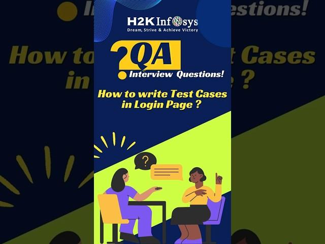 Top Login Page Test Cases - Manual Testing Interview Questions. #qa #interview #softwaretesting