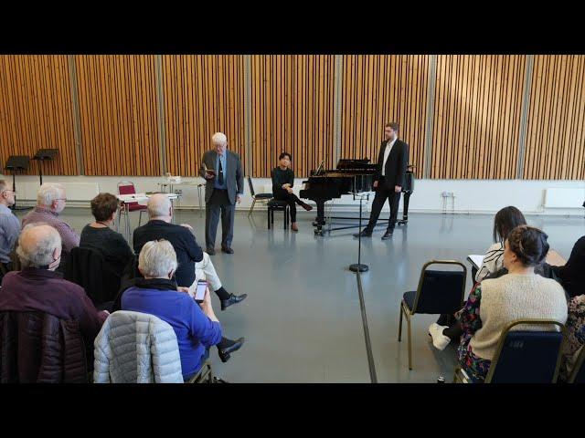 Festival Masterclass III with Graham Johnson OBE