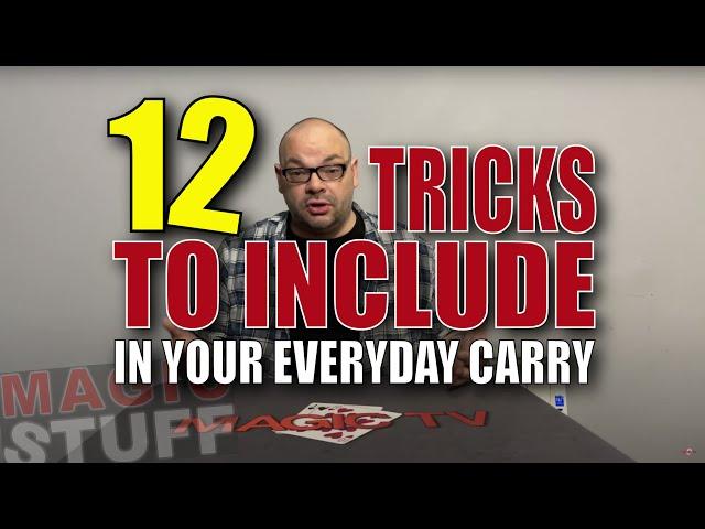 12 Awesome Tricks To Include In Your Everyday Carry | Magic Stuff With Craig Petty