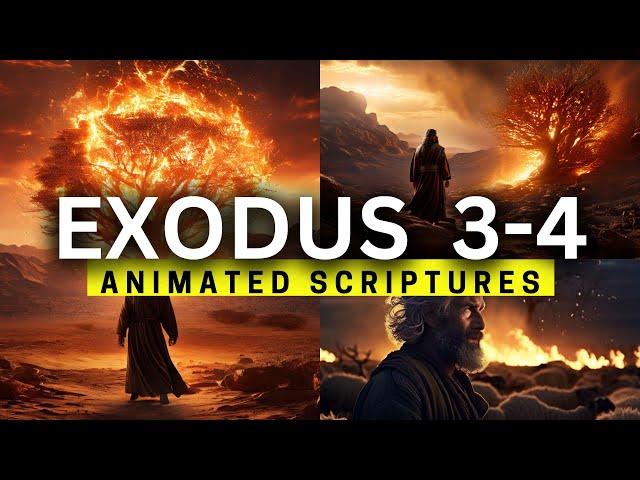 THE BURNING BUSH | Exodus 3-4 | Episode 26 | Animated Scriptures | Audio Bible