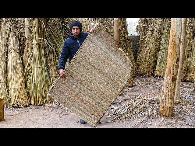 Traditional Craft: Weaving a Functional Cattail Mat - How to Make a Beautiful Cattail Leaf Mat