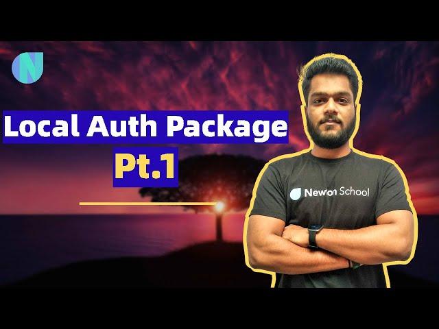 Day 20 | Local Auth Package Pt.1 | Free Flutter Course | Newton School