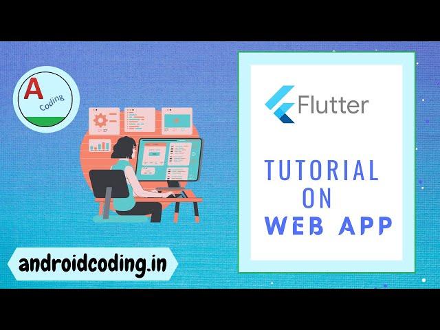 Flutter : Web App tutorial for beginners | Web Development | Added Subtitles | flutter coding