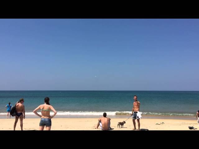 ดูเครื่องบินลงที่หาดไม้ขาว ภูเก็ต