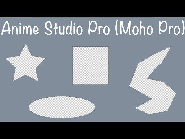 Anime Studio Pro (Moho Pro) - Как сделать отверстие любой формы в объекте, шейпе, слое или форме