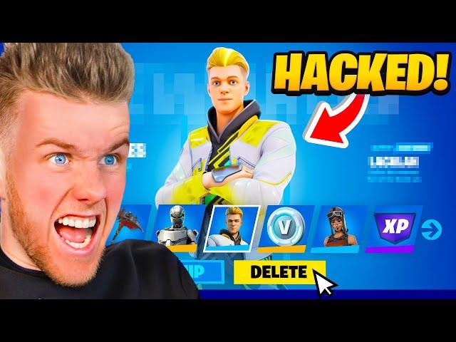 I Hacked LACHLANS Fortnite Account...