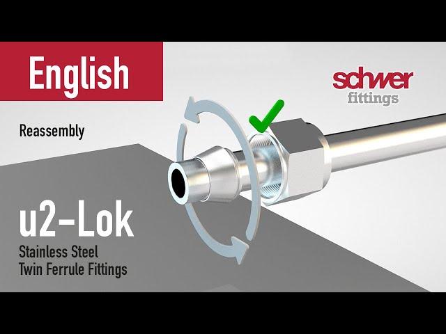 Schwer Fittings: Assembly Instruction for u2-Twin Ferrule Fittings: Reassembly