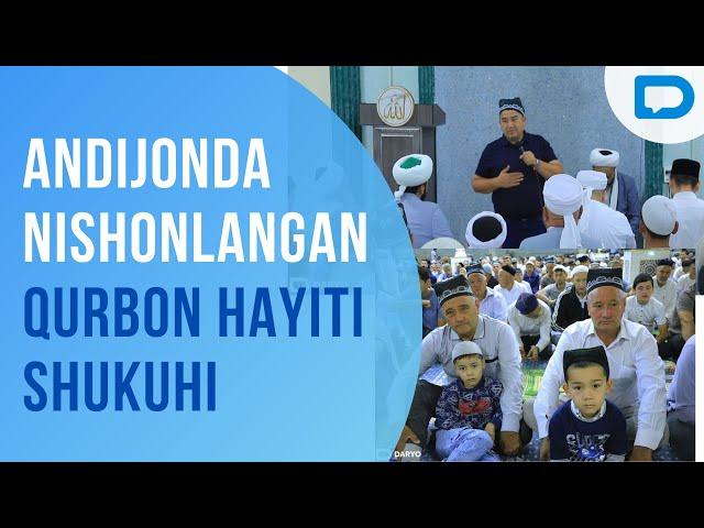 Jalaquduq tumanidagi So‘fiqishloq jome masjidida o‘qilgan Hayit namozi