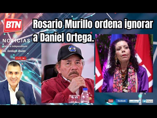 En Vivo: Rosario Murillo ordena ignorar a Daniel Ortega. 22 Nov 2024.