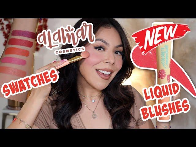 NEW ALAMAR COSMETICS COLOR COLORETE LIQUID BLUSHES (SWATCHES & IN DEPTH REVIEW) WORTH THE BUY?!