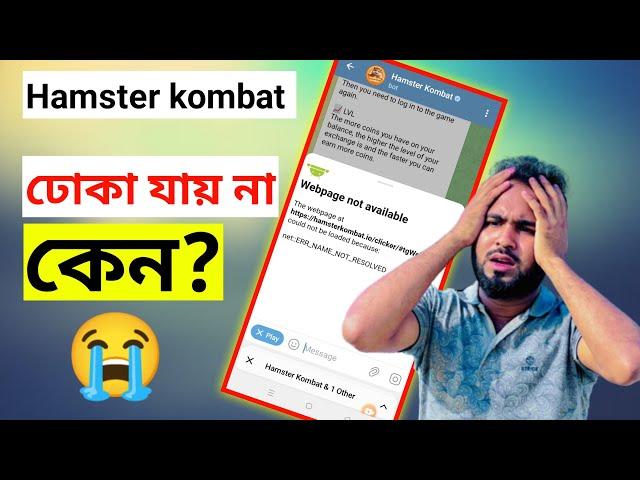 Hamster Kombat এ ঢোকা যায় না কেন?।Hamster Kombat Webpage not available. Tiger Riyad Tech