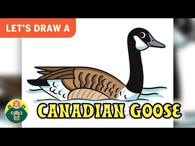 How to Draw a CANADIAN GOOSE! - [Episode 135]