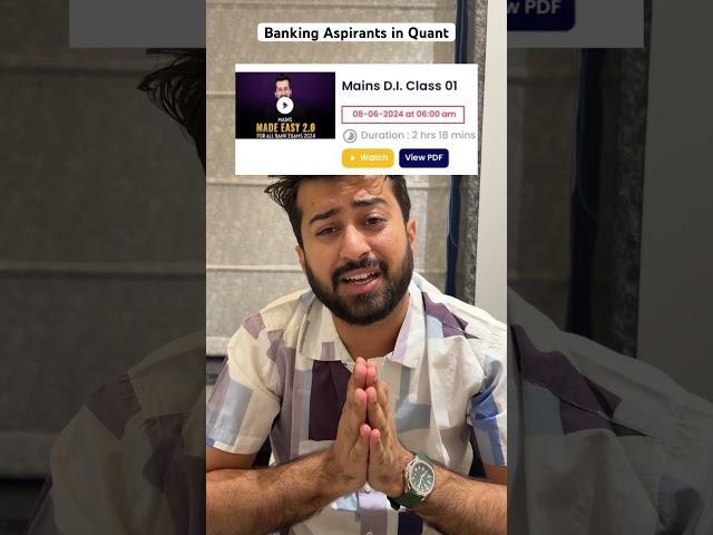 7 stages of Quant for Banking Ft Aashish Arora Sir