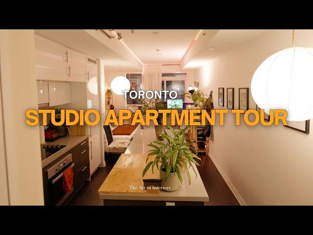 Touring a Cozy 400 Sq Ft Studio Apartment in Downtown Toronto