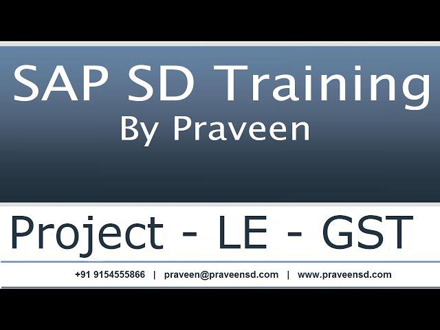 SAP SD Training By Praveen with S4 HANA Sales 1909