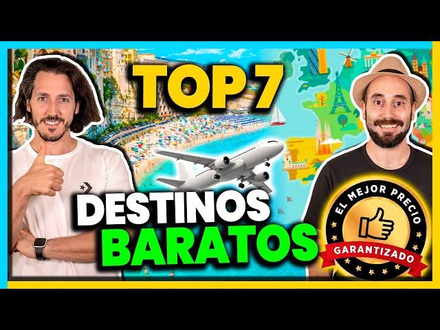 DÓNDE VIAJAR BARATO por EUROPA *TOP 7 DESTINOS MUY ECONÓMICOS* 2024 ️️