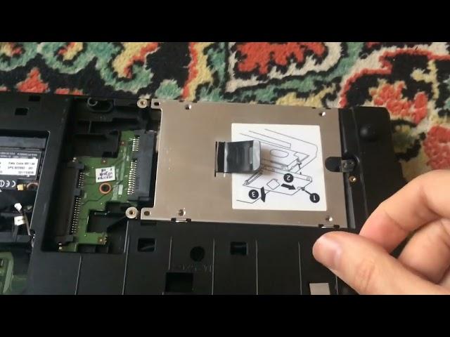 Как заменить жёсткий диск в ноутбуке HP 620