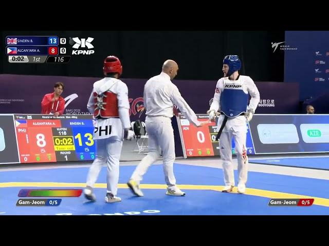 116 R32 Men  68kg GBR SINDEN B  PHI ALCANTARA A