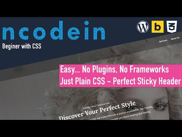 Create Perfect Sticky Headers in Bricks Builder | Fix Common Issues with Simple CSS