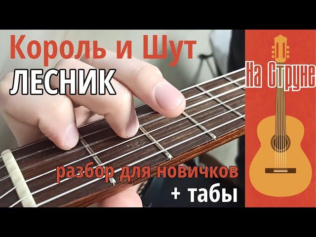 Король и Шут - Лесник (мелодия) / ДЛЯ НАЧИНАЮЩИХ / Разбор на гитаре