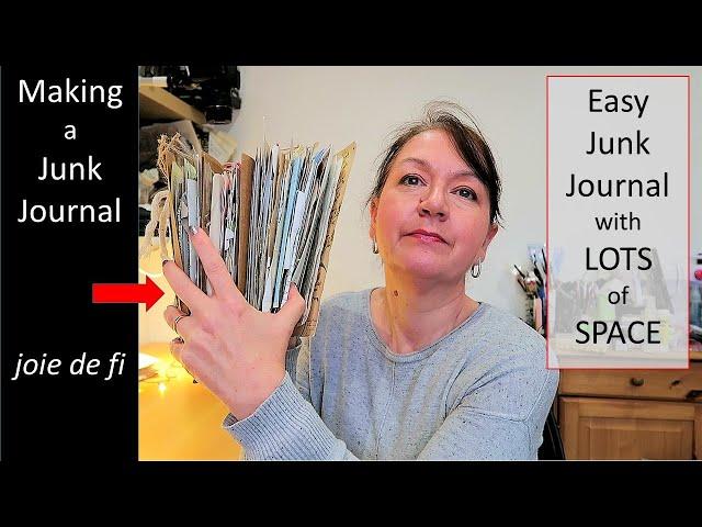 Craft With Me ⭐ MAKING a JUNK JOURNAL with SPACE to Fill The Pages 