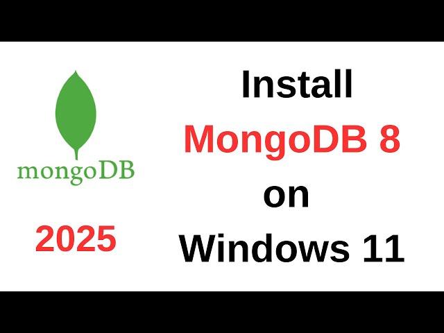 How to install MongoDB 8 on Windows 11