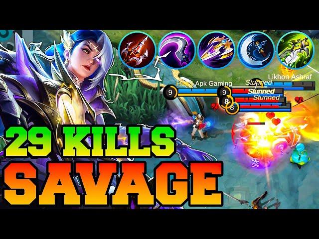 Savage + 29 Kills Lesley !! One Shot One Kill Build 68% Damage