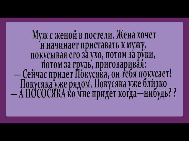 Собрали самые остренькие и пикантные анекдоты.