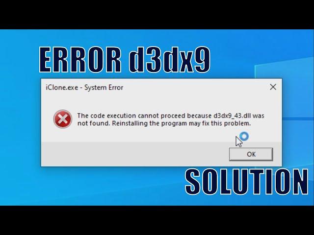 ERROR d3dx9_43