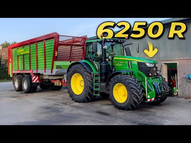 Let's Drive John Deere 6250 R  | Abfahren mit Strautmann Giga-Trailer | Bauer Struck in 4K (UHD)