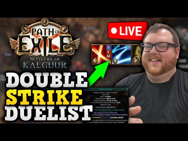 Path of exile double strike duelist stream