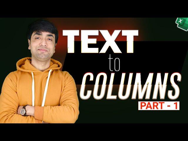 Text to Columns in Excel Part 1| How to Split Multiple Lines in a Cell into a Separate Columns