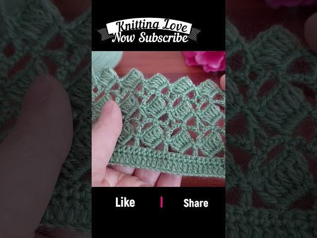 How to Make an Easy Crochet Pattern in 1 Minute? - Short video #short #shorts #crochet #knittinglove