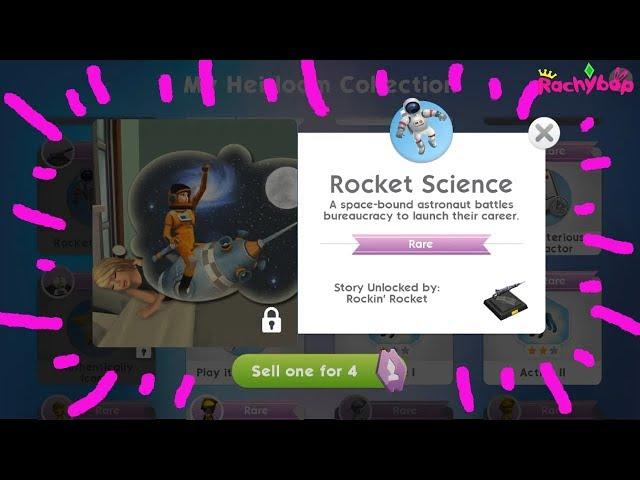 The Sims Mobile ROCKET SCIENCE Heirloom!