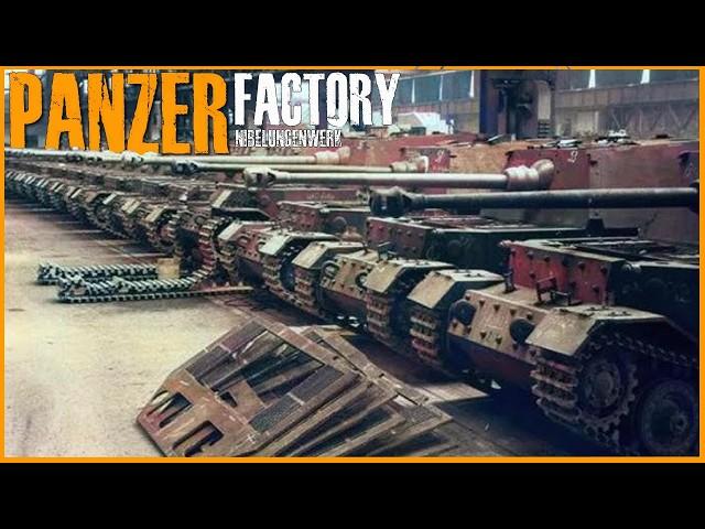 Rare German Tank Factory - Panzer Fabrik - Footage.