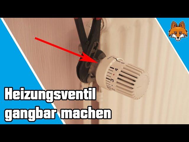 Heizungsventil klemmt - Heizung wird nicht warm - einfache Anleitung! ️