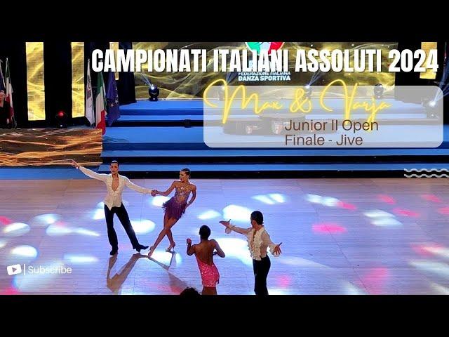 Campionati Italiani Assoluti FIDS 2024 - Junior II Open - Finale - Jive