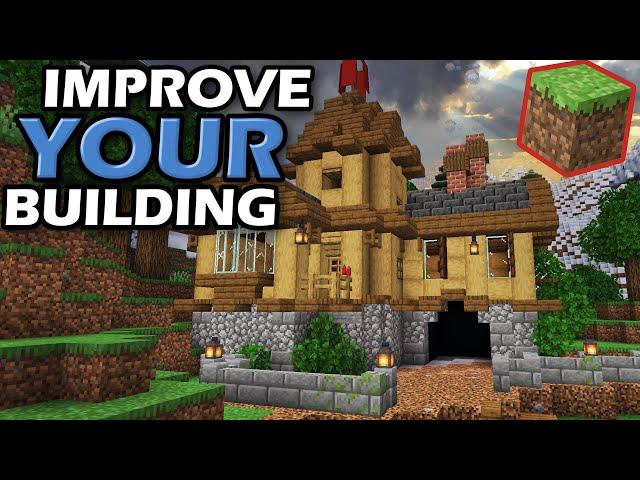 How To IMPROVE Your STARTER HOUSE In MINECRAFT With These SIMPLE STEPS