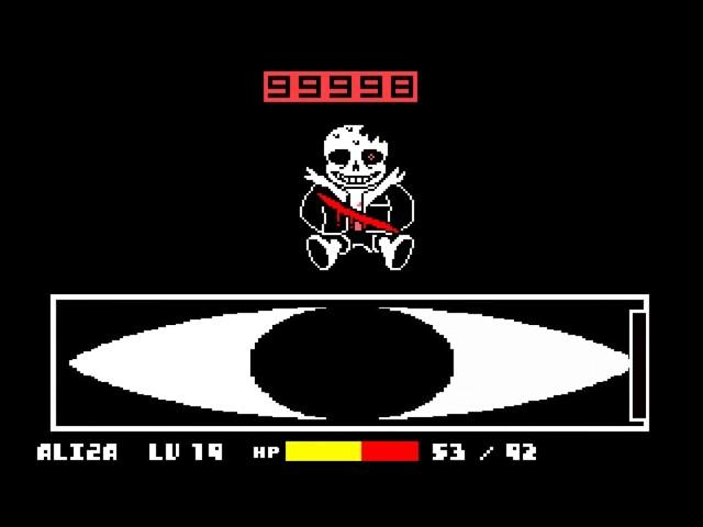 Horrortale Sans battle! [Demo,undertale fangame]