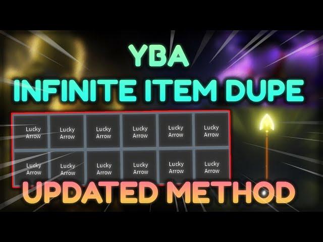 *NEW* Your Bizarre Adventure - YBA ITEM DUPE METHOD  DUPE ANY ITEM  INFINITE LUCKY ARROWS HACK